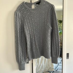 Intricate wool/alpaca sweater by JCrew in size M